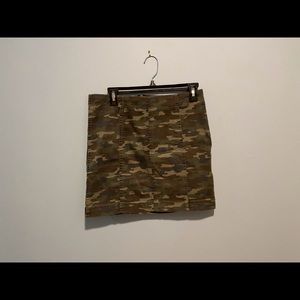 Free People Camo Skirt
